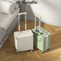 Hành lý mang theo YUNAFIN, Vali du lịch USB TSA Lock, Bán hàng nóng Khung nhôm sắp xếp Túi du lịch 20 Inch Nam
