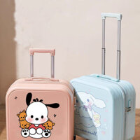 Hành lý trẻ em Cô gái nhỏ nhẹ 20 inch lên máy bay hộp mật khẩu nam hoạt hình có thể gắn kết xe đẩy