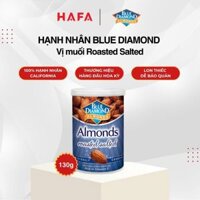 Hạnh nhân BLUE DIAMOND - Vị muối Roasted Salted - Dạng lon 130g