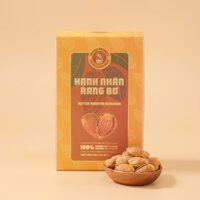 Hạnh nhân rang bơ (nguyên vỏ) Happy Nuts 500gr