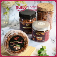 Hạnh nhân rang muối hồng Himalaya Nutty - Thơm giòn, giàu protein và vitamin E - Món ăn vặt lành mạnh