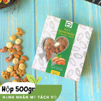 Hạnh Nhân Tách Vỏ Nhập Khẩu Mỹ 100% –Hộp 500gr – American Shelled Almond 500gr -Thực Phẩm Organic Healthy Food