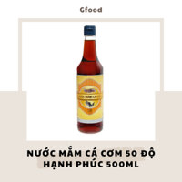 Hạnh Phúc Nước Mắm Cá Cơm 50 Độ Đạm 500ml