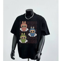 HANI Áo phông tay lỡ form rộng nam nữ LABUBU M2