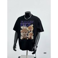 HANI Áo phông tay lỡ form rộng nam nữ TỔNG HỢP LABUBU