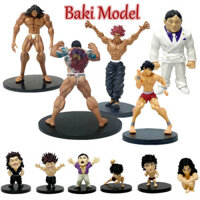 Hanma baki Anime Con trai Ogre Hanma Yujiro / Jack / baki Hanayama Kaoru PVC Hình Tượng Mô Hình