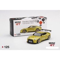 [Hanoitoys]MINI GT 1/64 Pandem Nissan GT-R R35 GT Wing Cosmopolitan Yellow