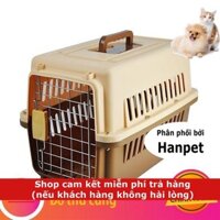 Hanpet.GV- Lồng hàng không Cho chó lớn lồng vận chuyển chó mèo