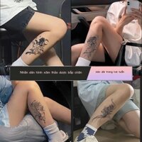 HAN&YI [6 ảnh] Hình xăm dán hình cánh tay bắp chân phong cách sexy ins cánh chống thấm nước cho nữ