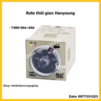 HanYoung Rơle thời gian Hanyoung T48N-60A, T48N-30A, T48N-10A, T48N-06A