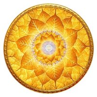 Hào quang phật trúc chỉ , ánh sáng vàng