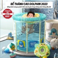 [Haobaby shop] Bể bơi thành cao cho bé sơ sinh Doctor Dolphin 70x70; 80x80cm