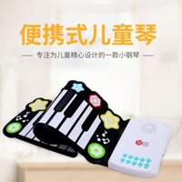 Haochen ZA-O Đàn Piano Cuộn Tay Trẻ Em 32 Phím Di Động Có Thể Gập Lại Bàn Phím Mềm Người Mới Bắt Đầu Tại Nhà Giới Thiệu Bàn Phím Điện Tử