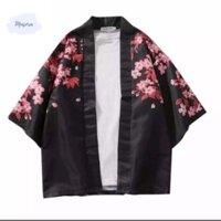 Haori NHật Bản, áo khoác cá chép hoa anh đào