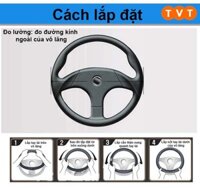 {HAOYA Daily necessities} Bọc Vô Lăng Sparco Italia Cao Cấp Model 122BL cho các dòng ô tô xe hơi ph