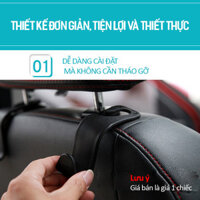 {HAOYA Daily necessities} Móc treo đồ trên ô tô móc chữ S cài sau ghế oto xe hơi- phụ kiện đồ chơi
