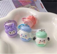 {HAOYA Daily necessities} 【Ready Stock】Macaron Cartoon Sanrio Keychian Cinnamoroll Kuromi Key Ring