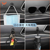 {HAOYA Daily necessities} Upgrade Car Seat Back Hook Headrest Hanger Car Bag Pouch Clothes Hanging