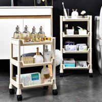 HAOYANGQI   Kệ Đựng Đồ Nhiều Tầng Dạng Xe Đẩy Đa Năng Cho Nhà Bếp / Phòng Tắm