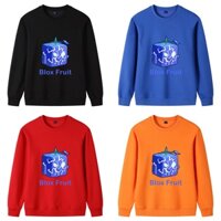 Haoyuan Quake Fruit Blox Fruit Trẻ Em Quần Áo Trẻ Em Mùa Xuân Phiên Bản Hàn Quốc Bé Trai Áo Dài Tay Bé Gái Đế Áo Hoạt Hình Áo Khoác Áo