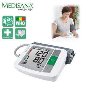 Máy đo huyết áp bắp tay phát hiện nhịp tim Medisana MTS
