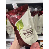 HẤP DẦU DẠNG TÚI COLLATIN COLLAGEN PHỤC HỒI TÓC HƯ TỔN 500ml