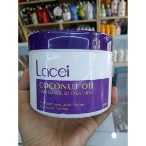 Hấp dầu Lacei Coconut Oil Hair Damaged Treatment 300ml