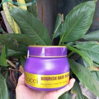 Hấp Dầu Lacei Tím Nourish Hair Mask, Dưỡng tóc hư tổn, khô xơ thành mềm mượt, chắc khỏe 500ml