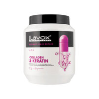Hấp Dầu Phục Hồi Tóc – Collagen, Keratin Lavox 500ml