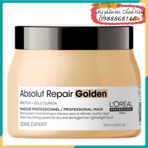 Hấp dầu phục hồi tóc hư tổn L'oreal Absolute Repair Lipidium - 500ml
