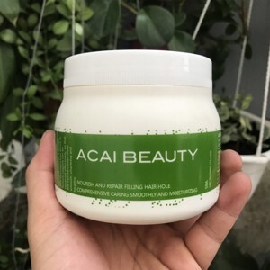 Hấp dầu phục hồi tóc hư tổn siêu mượt Collagen Acai Beauty - 500ml