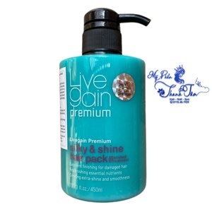 Hấp dầu siêu mượt nước hoa Silky & Shine Hair Pack Livegain - 450ml