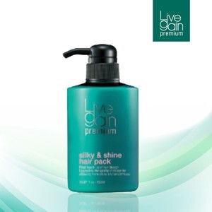 Hấp dầu siêu mượt nước hoa Silky & Shine Hair Pack Livegain - 450ml