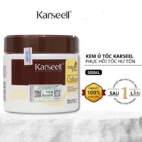Hấp dầu ủ tóc phục hồi siêu mượt Collagen Karseell Maca 500ML, tóc đẹp chuẩn salon
