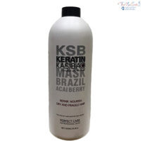 Hấp KERATIN KASIBAO KSB BRAZIL ACAI BERRY thủy phân phục hồi tóc hư tổn nặng 1000ml - TN