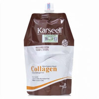 Hấp Phủ Lụa Phục Hồi Tóc Collagen Karseell Maca Siêu Mềm Mượt Tóc Ý 500ml MPQO (dạng túi)