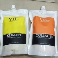Hấp phục hồi Collagen / Keratin VIL 1000ml