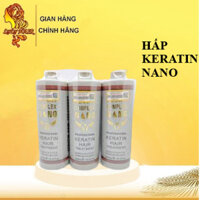 Hấp Tóc Keratin Nano Complex ( Hấp Nano Xám) - Chuyên Phục Hồi Tóc Nát, Cháy 1000ML