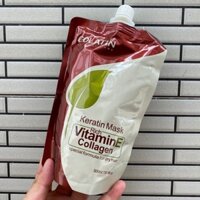 Hấp túi siêu mượt tóc Collagen Colatin Mask 500ml T
