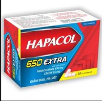 Hapacol 650 extra DHG Hậu Giang (H/100v)