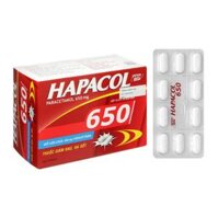 Hapacol 650 (Paracetamol) 10vỉ.10v DHG