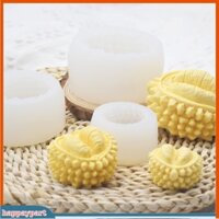 (happaypart) Khuôn Silicone Làm Nến Thơm DIY Hình Trái Sầu Riêng Dành Cho Nhà Bếp