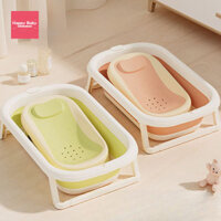 Happy Baby Bồn tắm trẻ em Ghế tắm đa năng cho bé Giá tắm gấp chống trượt có thể ngồi và nằm