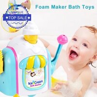 Happy Bath Time With Ice Cream Bubble Maker Đồ chơi tắm cho bé vui nhộn cho phòng tắm trẻ em