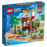 [HAPPY BRICKS] LEGO CITY 60328 - TRẠM CỨU HỘ BÃI BIỂN - BEACH LIFEGUARD STATION