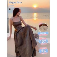 Happy Diva Hè Mới đầm Hở Lưng Phong Cách xinh đầm đi biển váy dự tiệc đám cưới sang chảnh chân váy HD70845