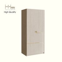 HAPPY FURNITURE , Gỗ tự nhiên , Tủ quần áo 2 cánh mở - JOCASTA , TCM_179 , 90cm x 59cm x 200cm