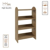 Happy Home Furniture CATY , Kệ sách 3 tầng ,  65cm x 29cm x 110cm DxRxC, KSA030 - Vân Gỗ Nhạt MDF Chống Ẩm