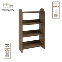 Happy Home Furniture CATY , Kệ sách 3 tầng ,  65cm x 29cm x 110cm DxRxC, KSA030 - Vân Gỗ Đậm MDF Chống Ẩm