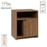 Happy Home Furniture CIRCLE, Táp đầu giường 3 ngăn, 50cm x 40cm x 60cm  DxRxC, TCM067 - Vân Gỗ Nhạt MDF Chống Ẩm